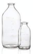 Picture of 1000 ml infusion vial, clear, type 1 moulded glass